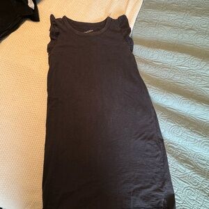 Universal Thread Charcoal Ruffle Sleeve Dress